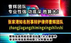 帮助信息网络犯罪活动罪7大入罪要件 张家港知名刑事诉讼律师