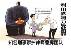 张家港刑事律师释法利用影响力受贿罪定罪量刑一览表