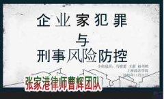 必读！案例解说企业家最易触犯的十大高频罪名系列 张家港资深刑事律师