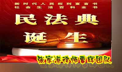 中华人民共和国民法典实施 9部法律“废除消失”_张家港律师曹辉团队" 